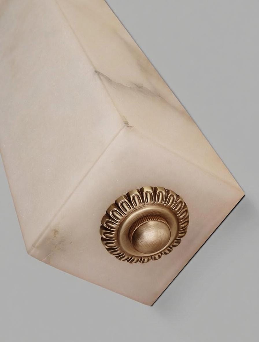 Lunastelle A | Marble Bathroom Light - Detail View #4 | HomeCartel