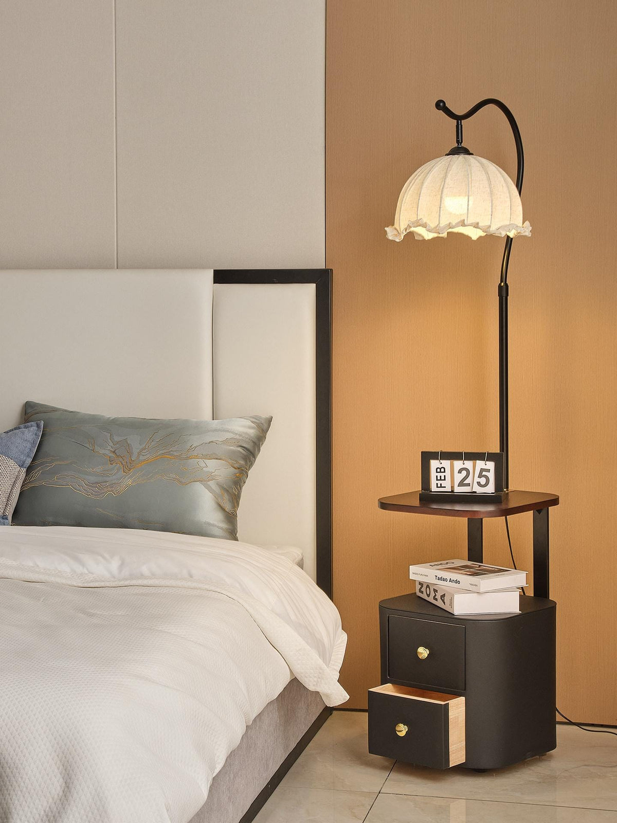 Glanora | Integrated Shelf Floor Lamp - Detail View #3 | HomeCartel