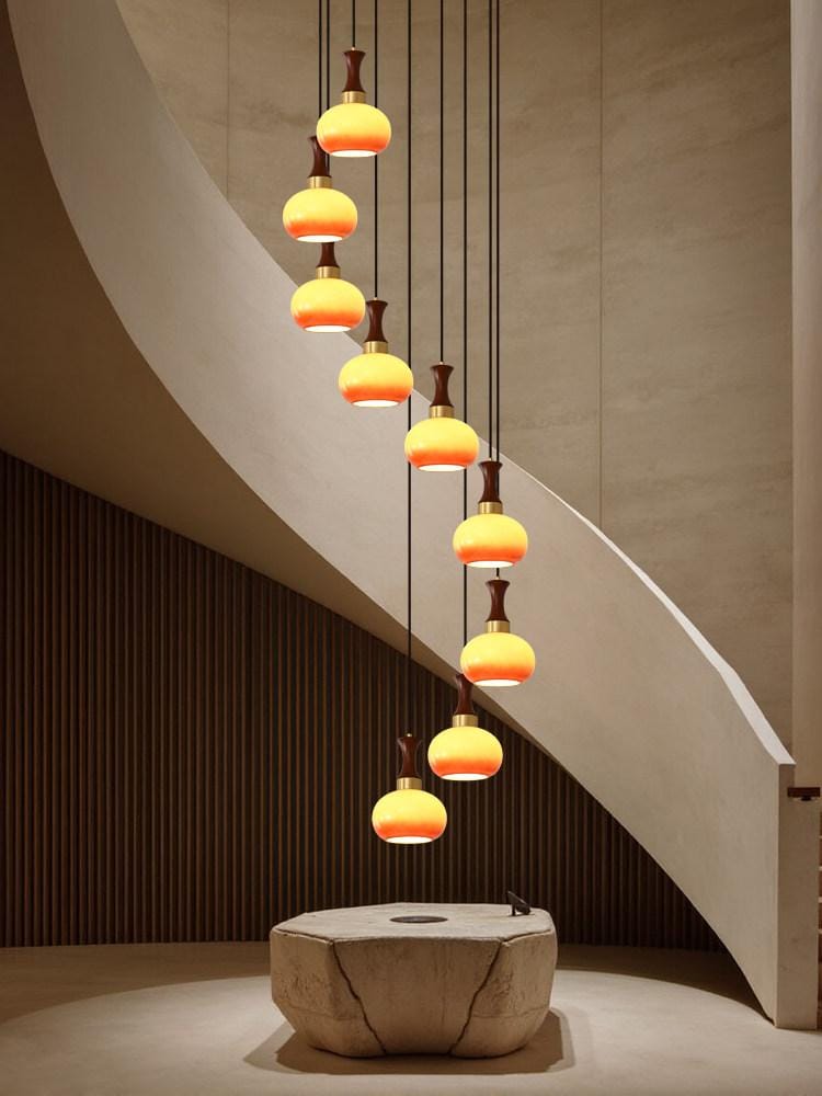 Temberly | Wood Cluster Chandelier - Detail View #3 | HomeCartel
