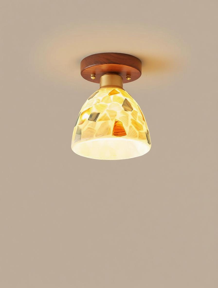 Mornic | Semi Flush Mounted Light - Detail View #2 | HomeCartel