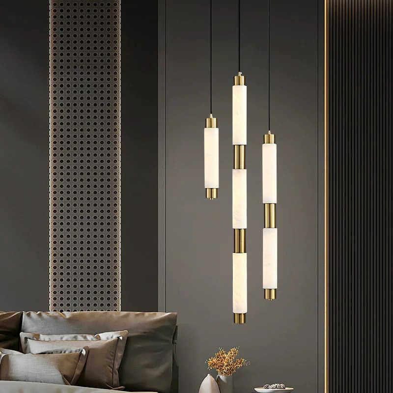 Ghalen | Alabaster Pendant Light - Detail View #5 | HomeCartel