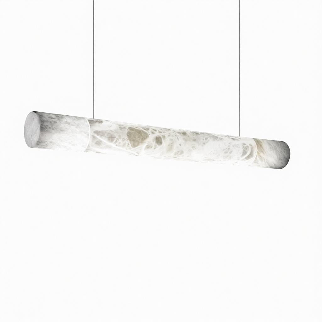 Vorneshal | Linear Alabaster Pendant Light - Detail View #9 | HomeCartel