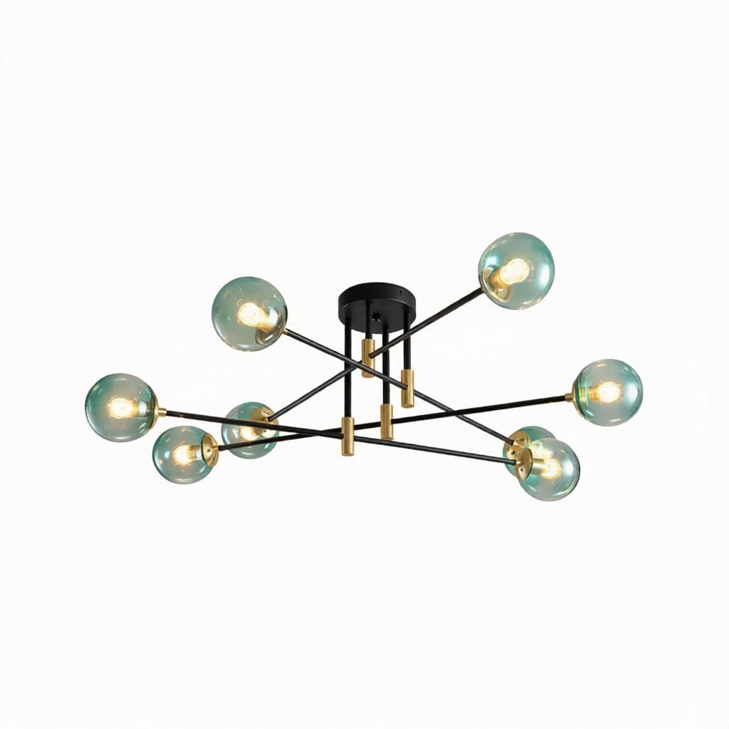 Elithrae 8 | Semi Flush Mounted Light - Detail View #7 | HomeCartel