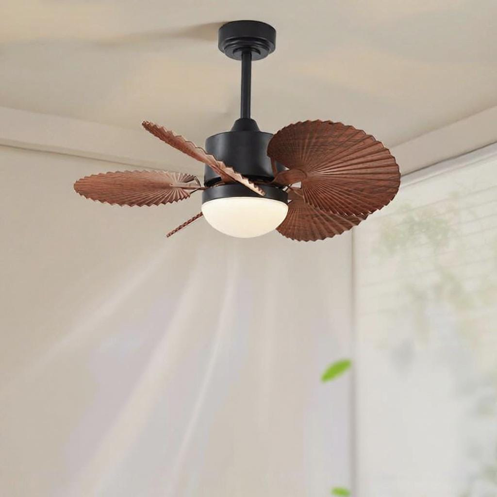 Korrin | Outdoor Lighted Ceiling Fan - Detail View #4 | HomeCartel