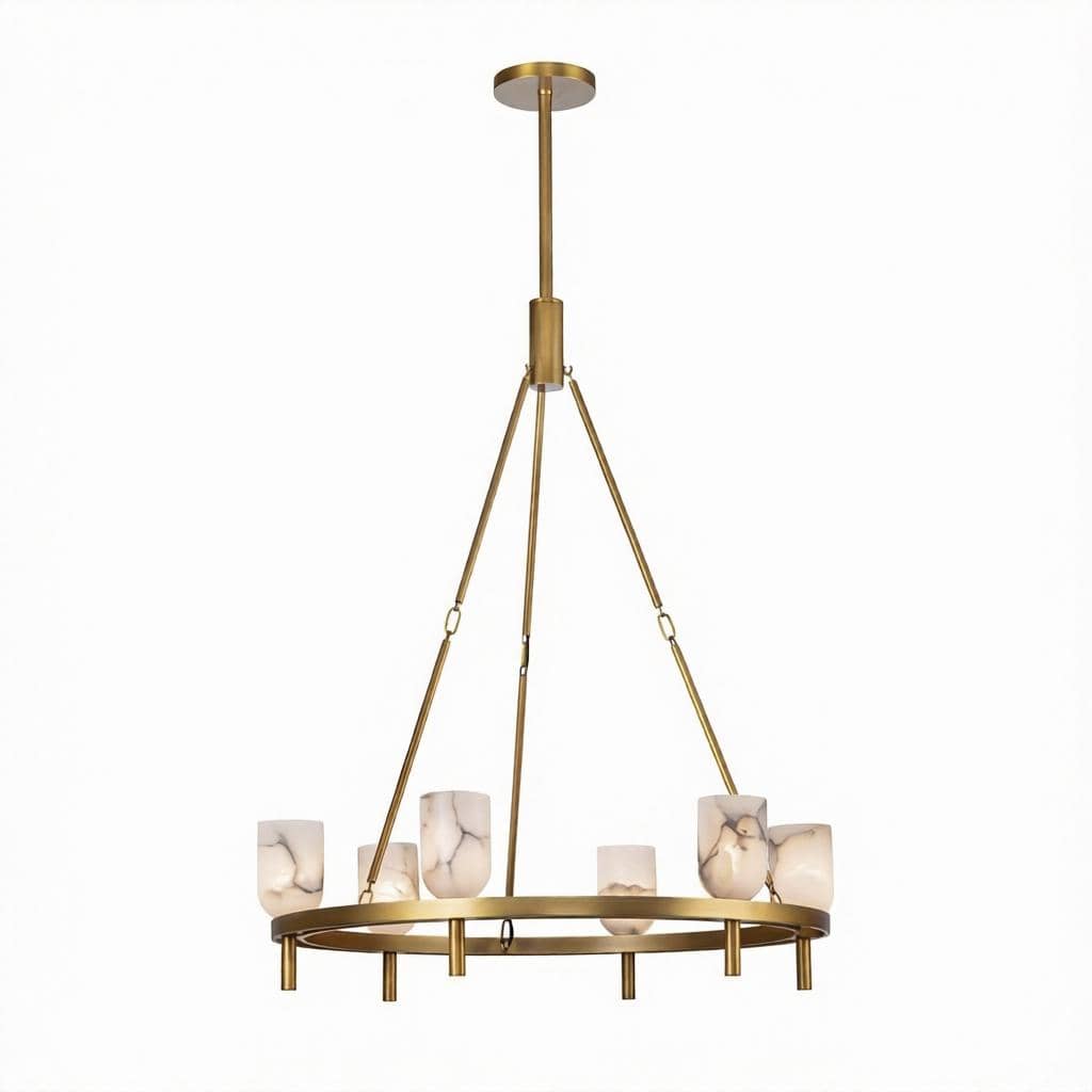 Orranon A | Alabaster Chandelier - Detail View #7 | HomeCartel