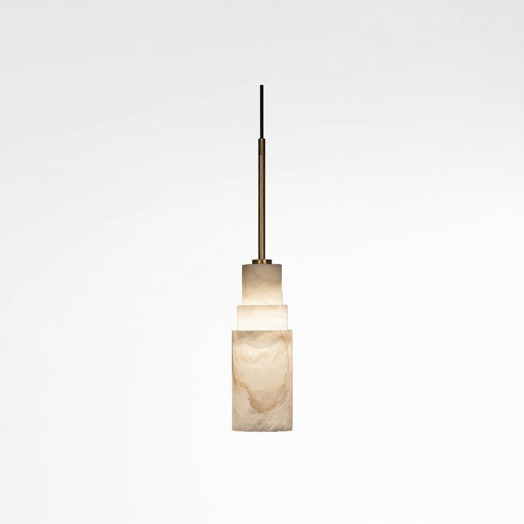 Quenavora A | Alabaster Pendant Light - Detail View #7 | HomeCartel