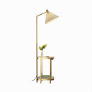 Jorevia | Integrated Shelf Floor Lamp