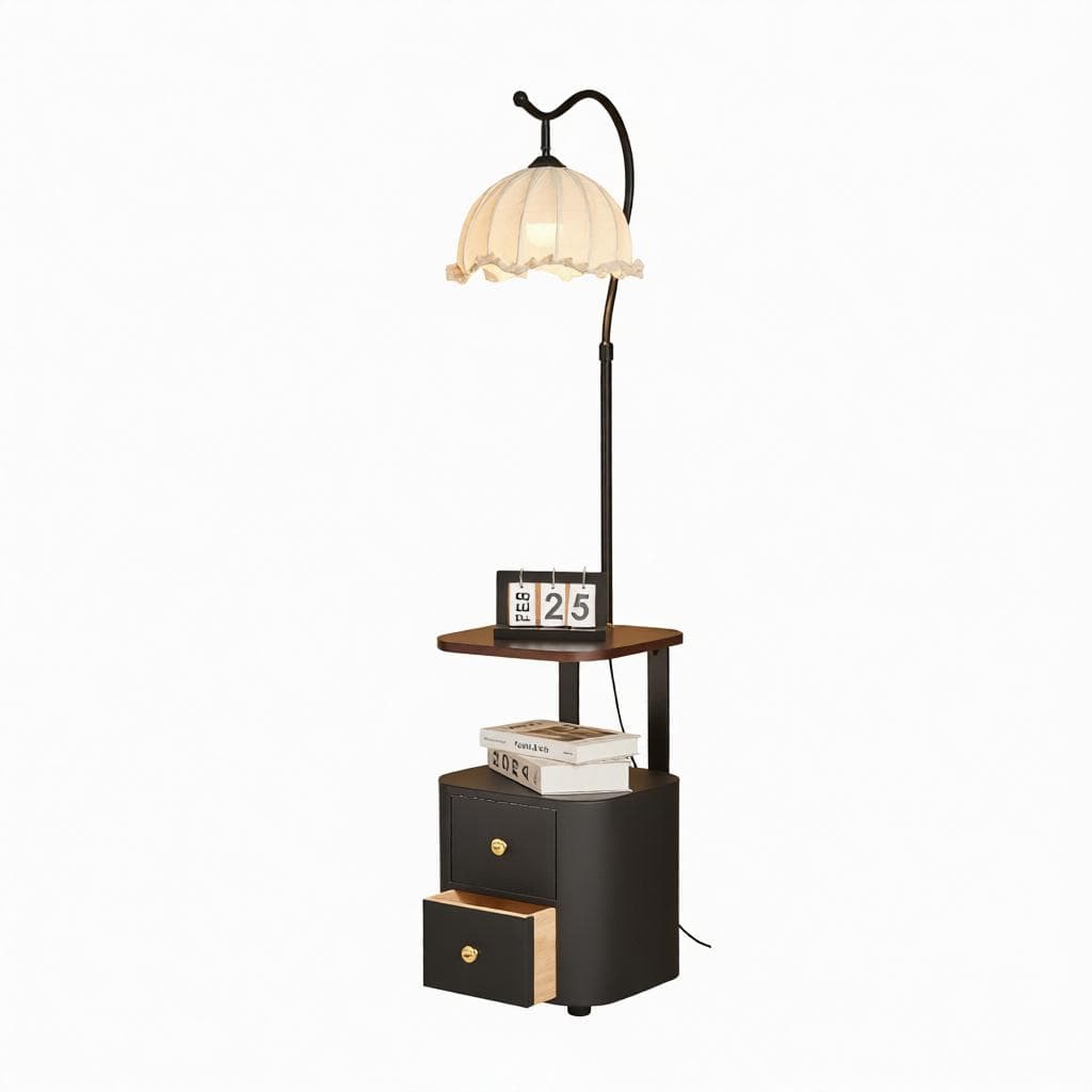 Glanora | Integrated Shelf Floor Lamp - Detail View #6 | HomeCartel