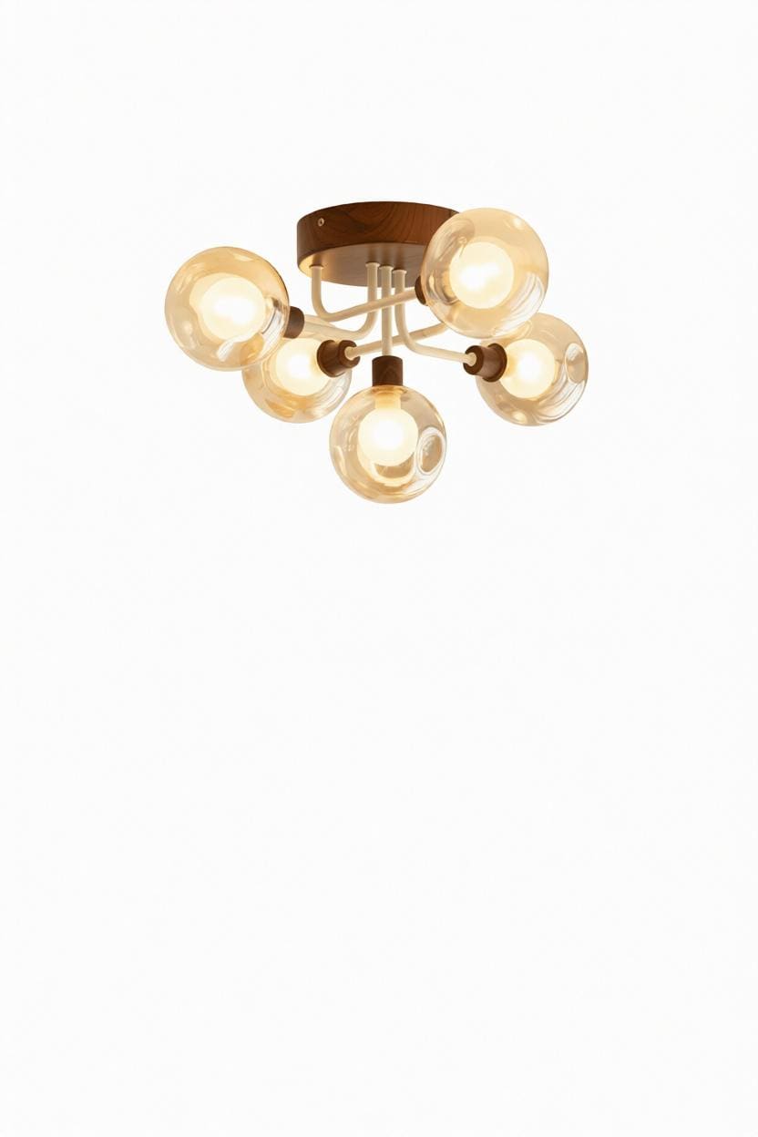 Narlan | Semi Flush Mounted Light - Detail View #3 | HomeCartel