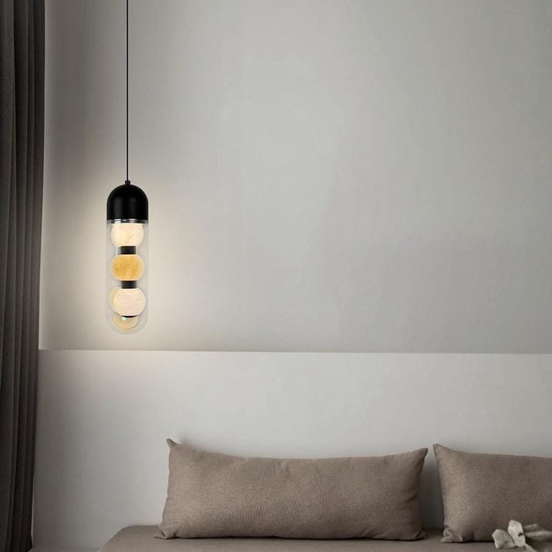 Pryvenel | Alabaster Pendant Light - Detail View #3 | HomeCartel