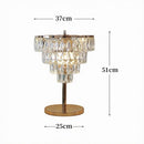 Revenis Deux I Crystal Table Lamp