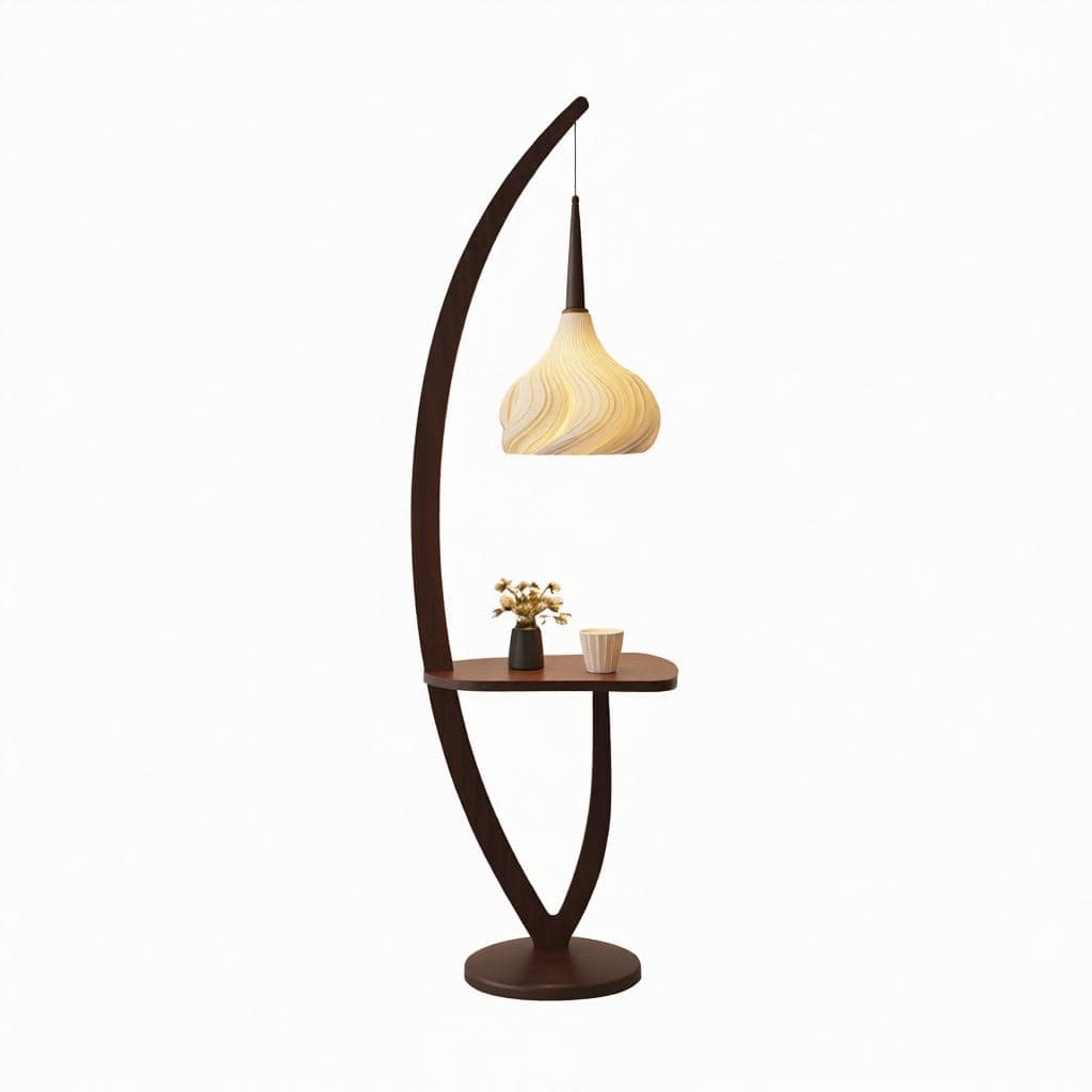 Ulmirae | Integrated Shelf Floor Lamp - Detail View #9 | HomeCartel