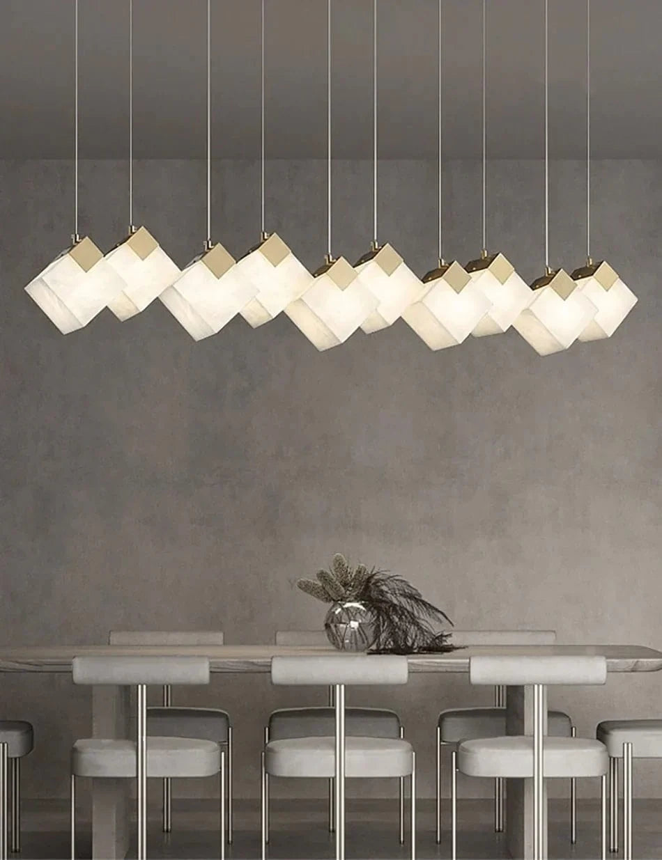 Wrenel | Alabaster Chandelier - Detail View #4 | HomeCartel