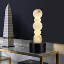 Norlena Une | Alabaster Table Lamp - Home Cartel ®