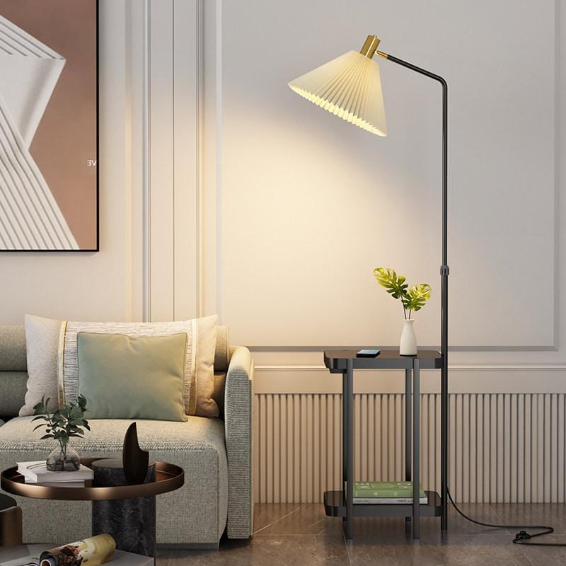 Jorevia | Integrated Shelf Floor Lamp - Detail View #4 | HomeCartel
