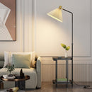 Jorevia | Integrated Shelf Floor Lamp