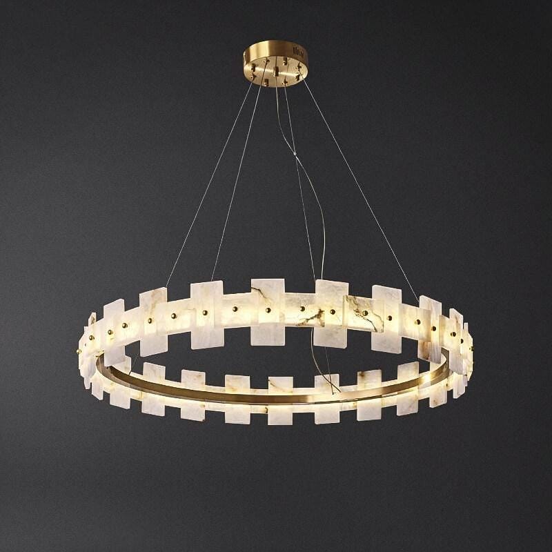 Ralvanis A | Alabaster Chandelier - Detail View #2 | HomeCartel