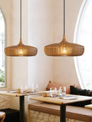 Solorith B | Wood Linear Pendant Light