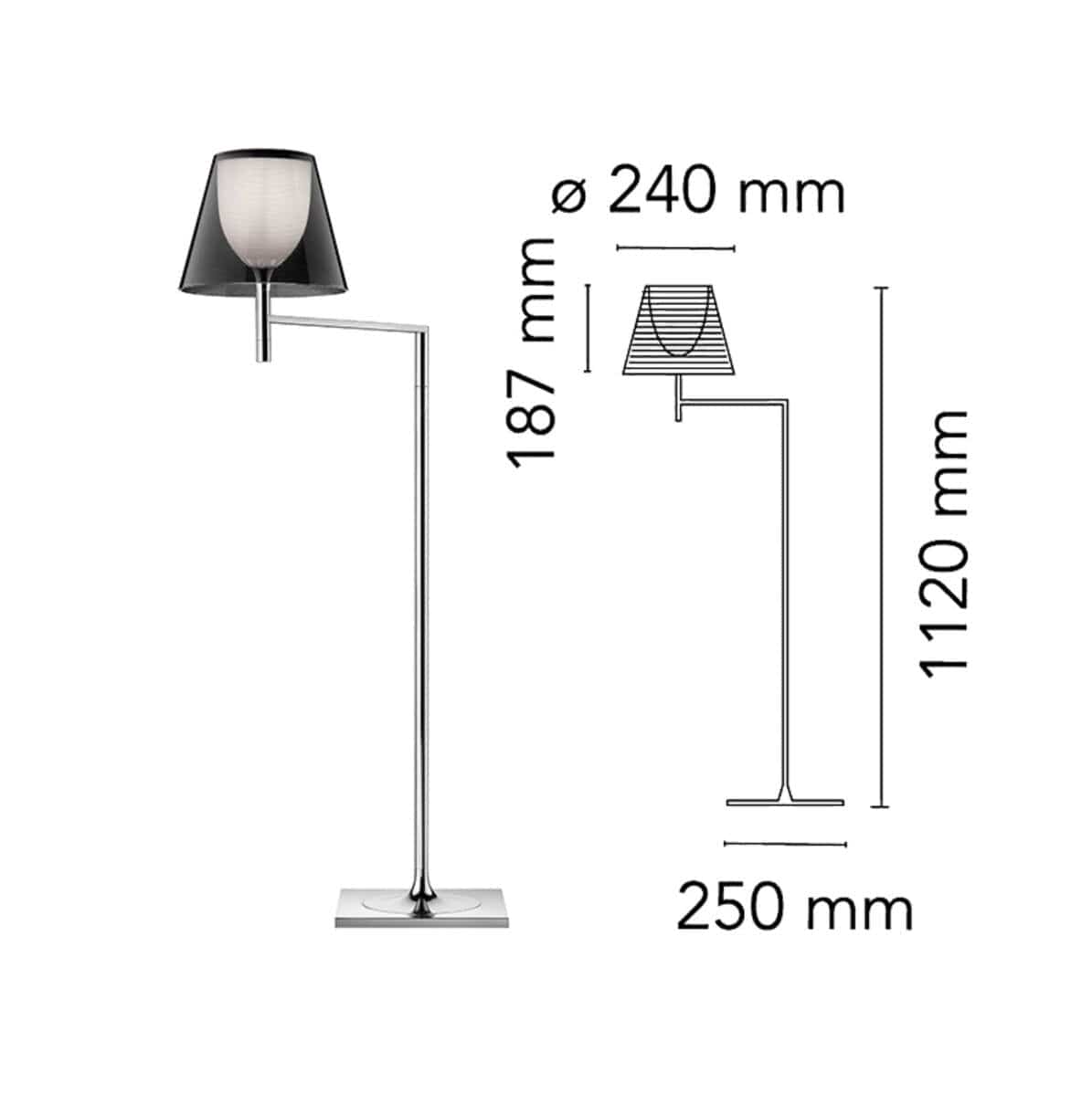 Belvento | Floor Lamp Swing Arm - Detail View #7 | HomeCartel