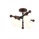 Jemin | Semi Flush Mounted Light