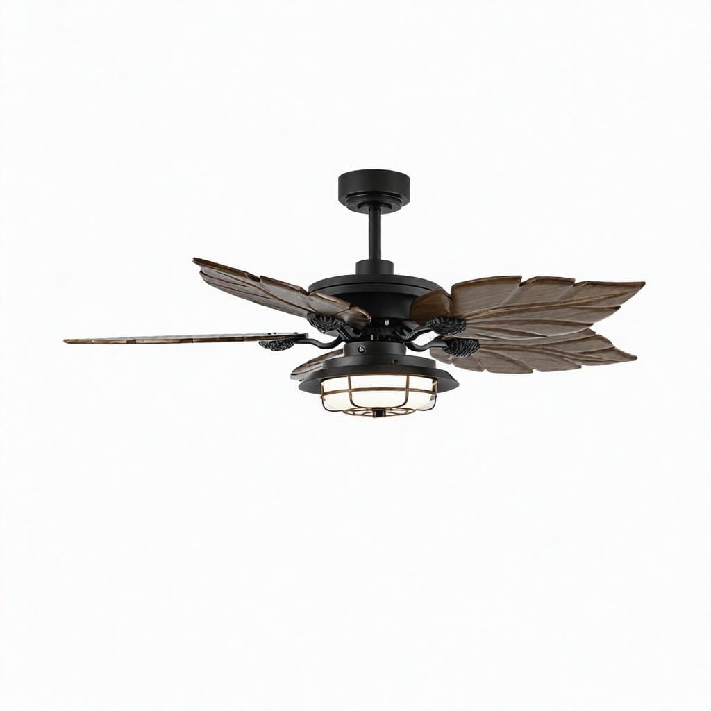 Nerith | Outdoor Lighted Ceiling Fan - Modern Outdoor Ceiling Fan | HomeCartel Philippines