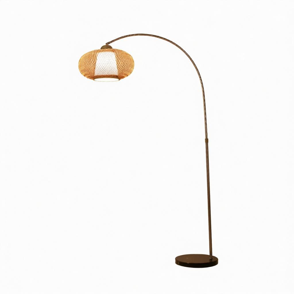Calindriel | Rattan Floor Lamp - Detail View #5 | HomeCartel