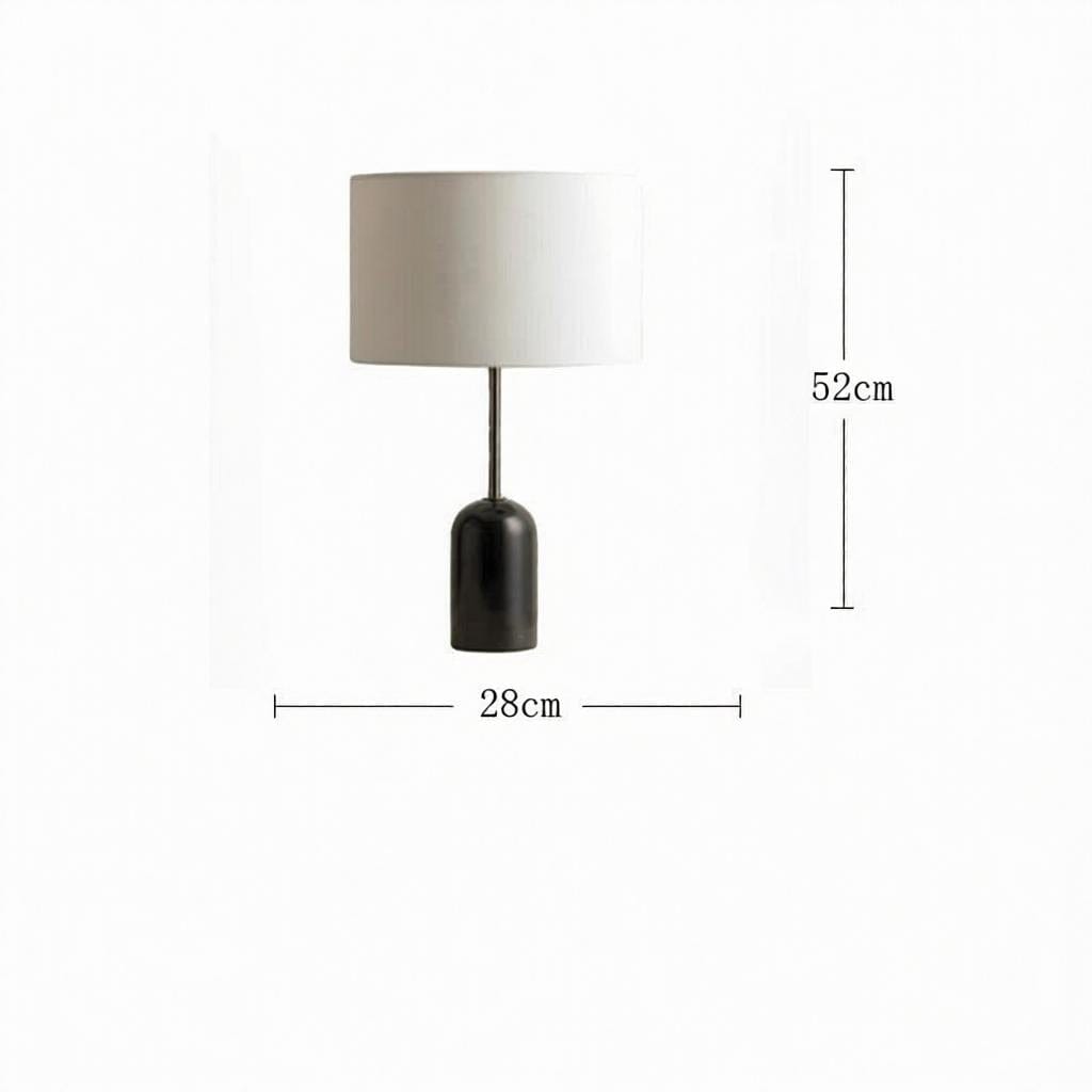 Malani | Shaded Table Lamp - Detail View #5 | HomeCartel