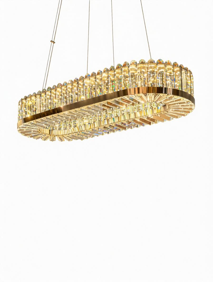 Valmyrara B | Linear Crystal Chandelier - Detail View #2 | HomeCartel