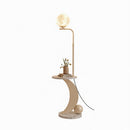 Cresalyn | Integrated Shelf Floor Lamp