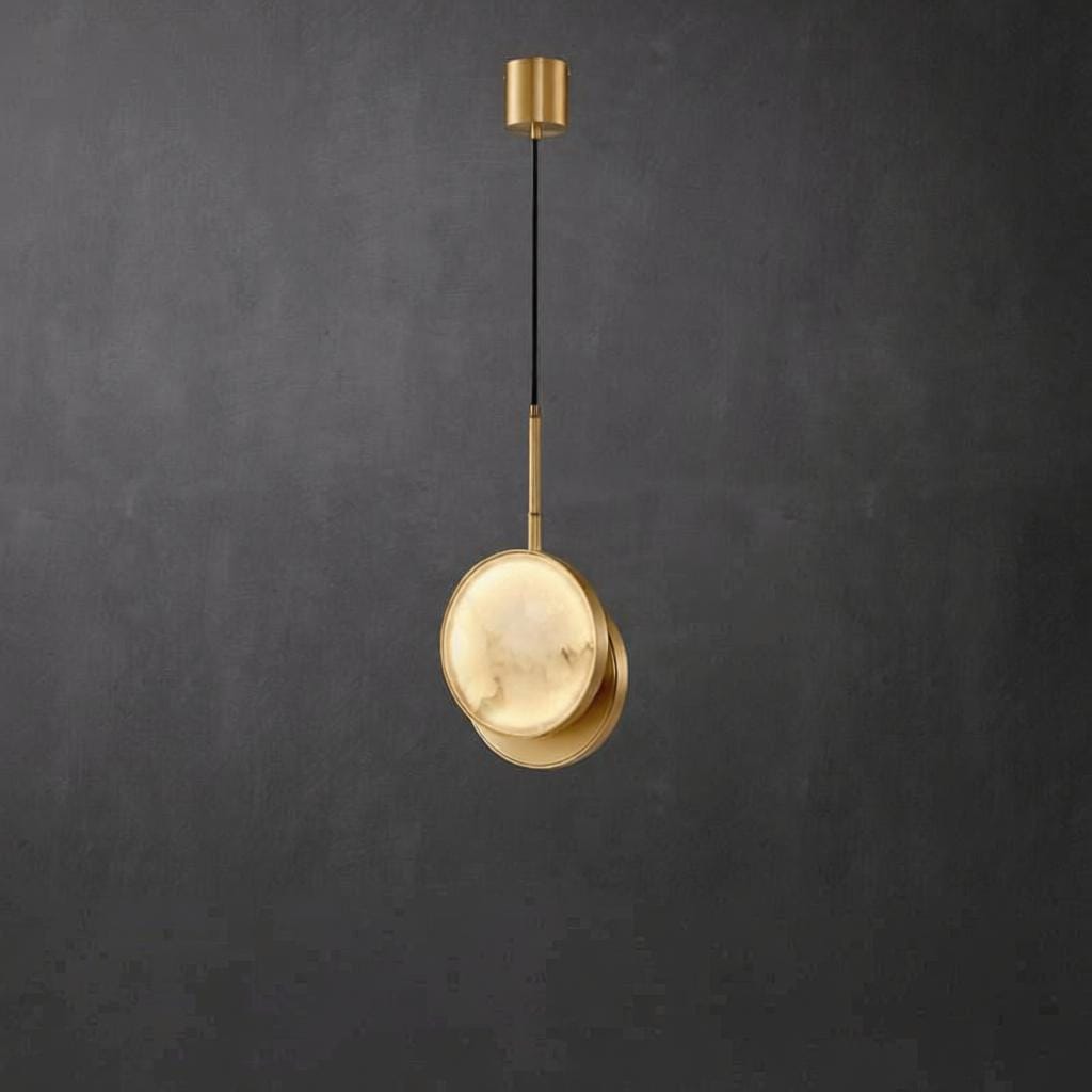 Ralvanar | Alabaster Pendant Light - Detail View #3 | HomeCartel