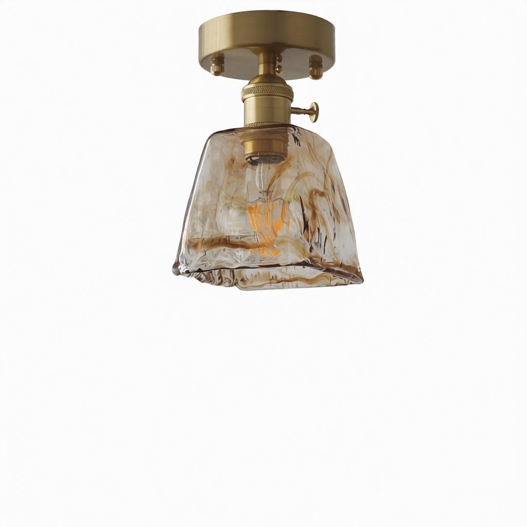 Lyndarel Trois I Semi Flush Mounted Light - Detail View #2 | HomeCartel