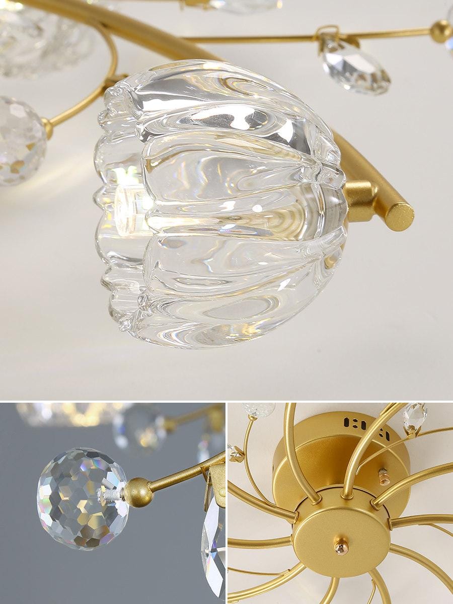 Dovynne | Semi Flush Mounted Light - Detail View #7 | HomeCartel