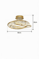 Marnell | Semi Flush Mounted Light