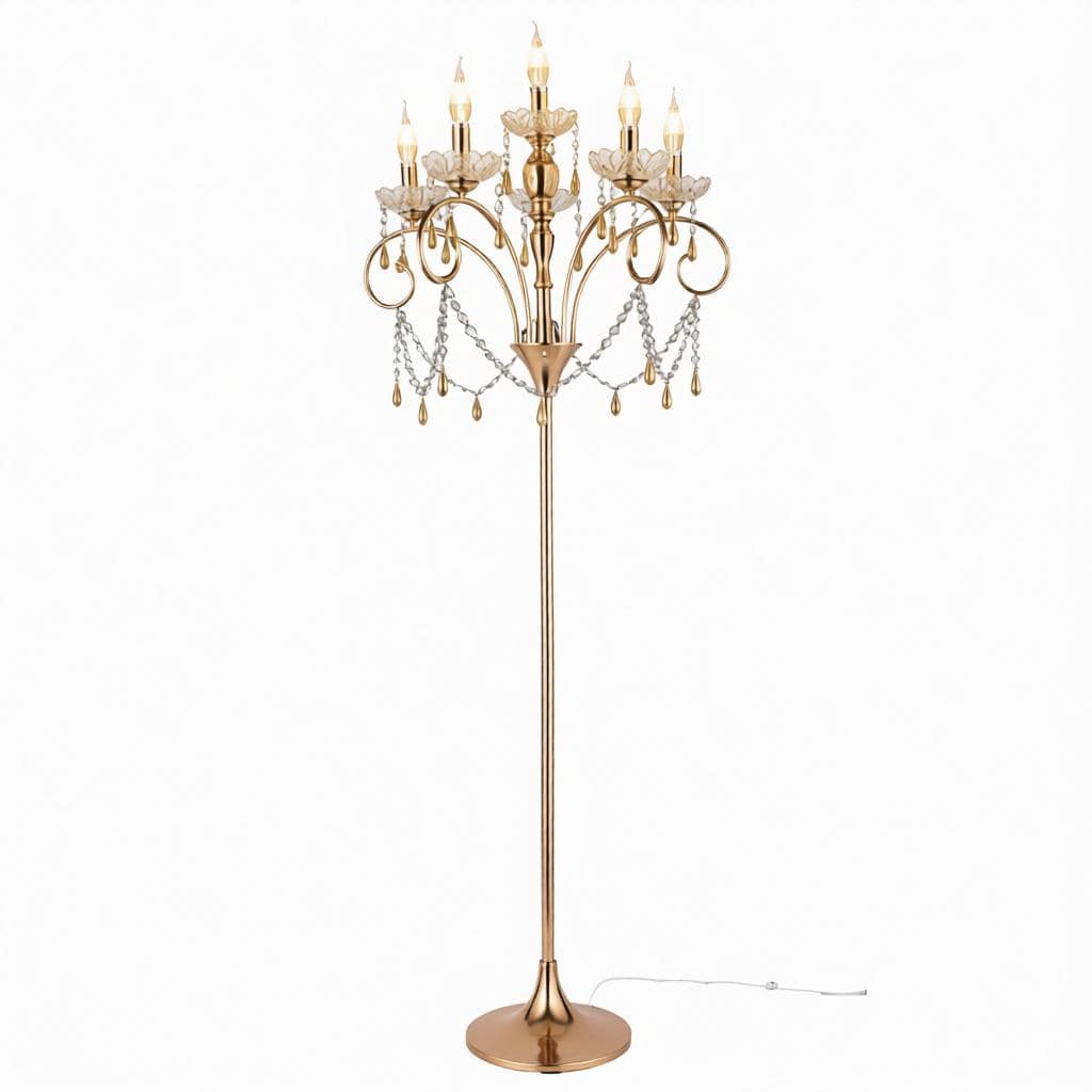 Elwynora A I Crystal Floor Lamp - Detail View #5 | HomeCartel