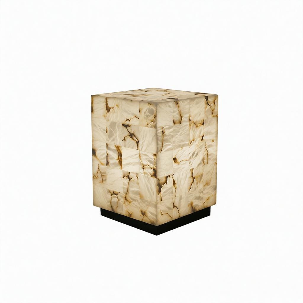 Halvenessa | Alabaster Floor Lamp - Home Cartel ®