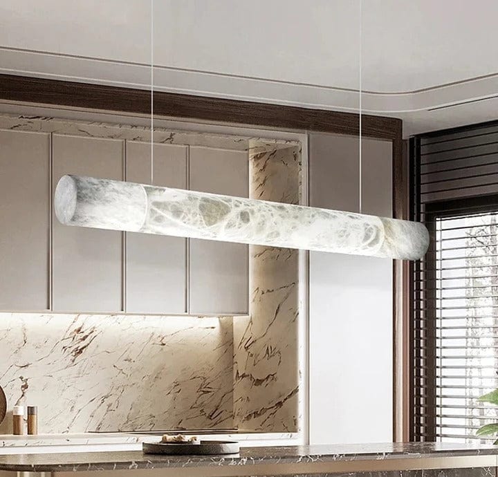 Jernira A | Alabaster Linear Pendant Light - Modern Pendant Light | HomeCartel Philippines