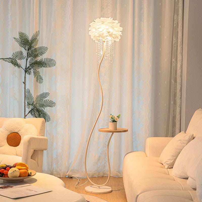 Giselin | Integrated Shelf Floor Lamp - Detail View #3 | HomeCartel