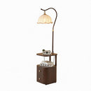 Glanora | Integrated Shelf Floor Lamp