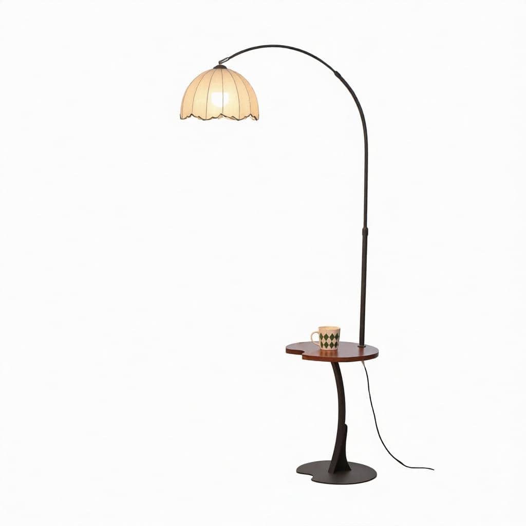 Ilyandra Eins | Integrated Shelf Floor Lamp