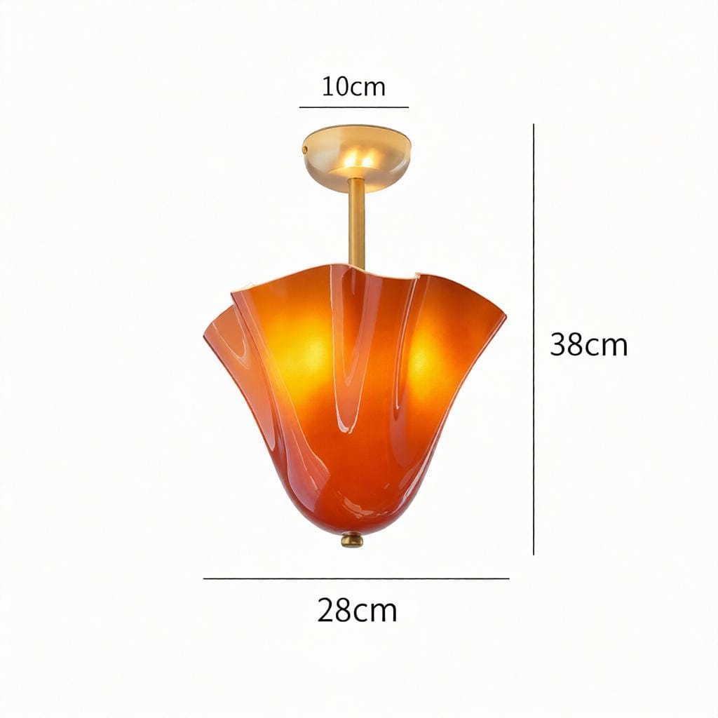 Lyrenveil B I Semi Flush Mounted Light