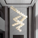 Dorvalyn C | Alabaster Cluster Chandelier