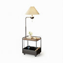 Qirellia A | Integrated Shelf Floor Lamp