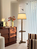 Ravynne | Integrated Shelf Floor Lamp