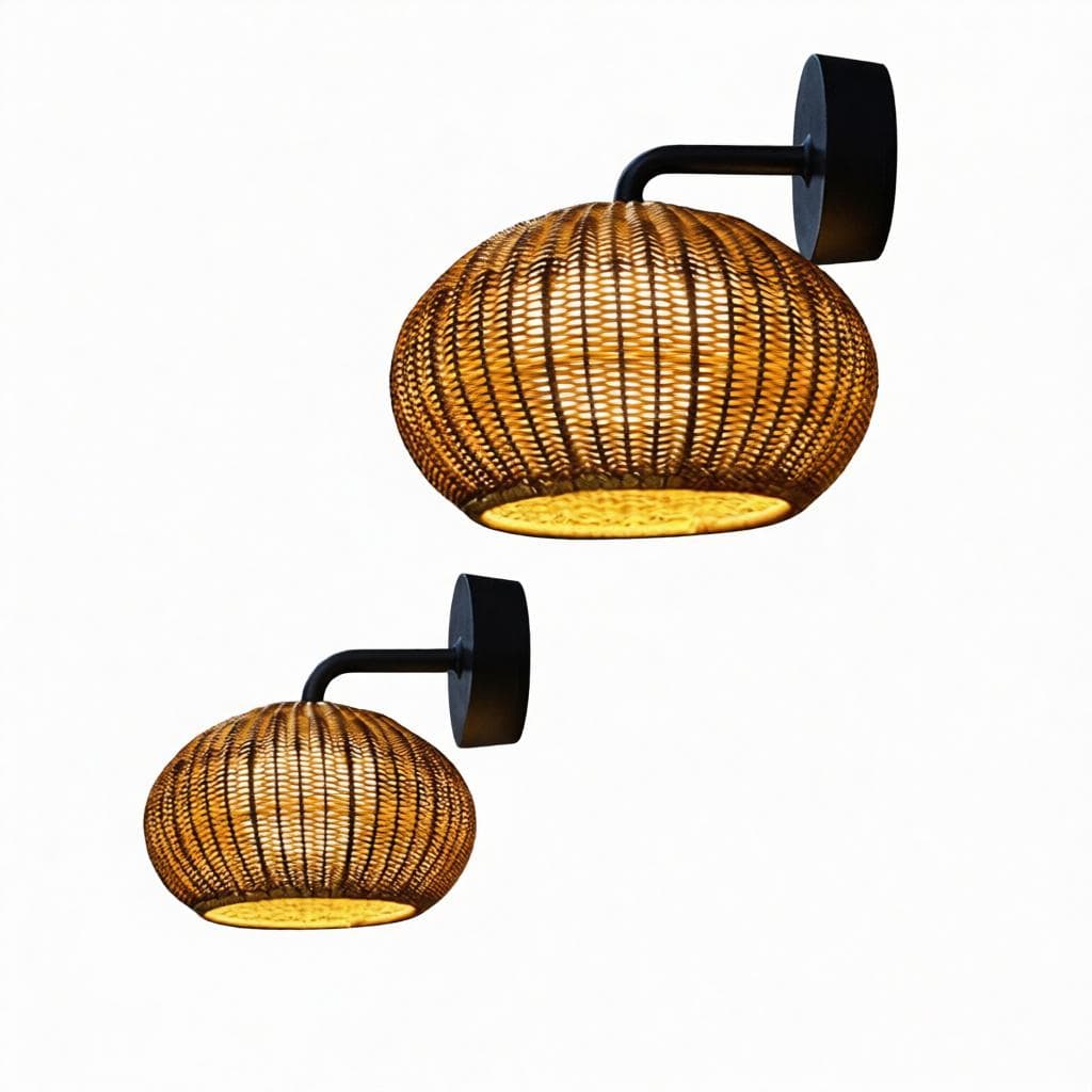 Liora A | Rattan Wall Light - Modern Wall Light | HomeCartel Philippines