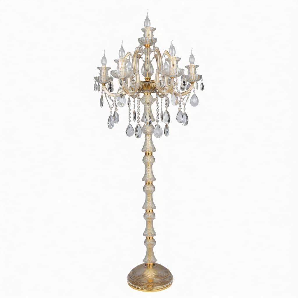 Daryntha I Crystal Floor Lamp
