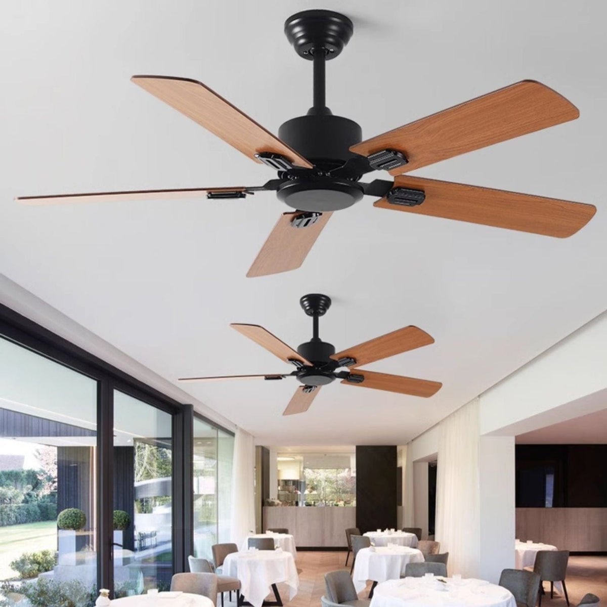 Chamonix | Five Blade Ceiling Fan - Detail View #2 | HomeCartel