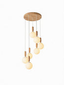Illumena | Wood Cluster Chandelier