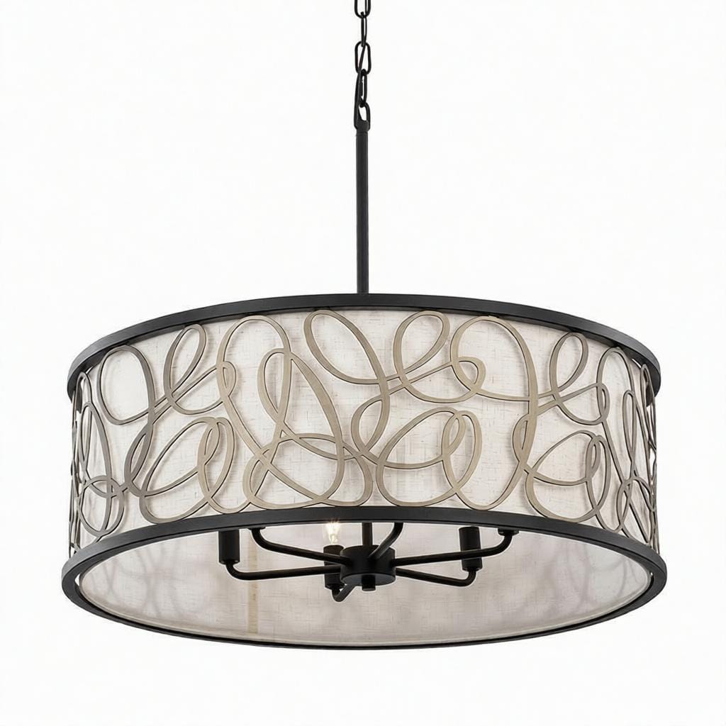 Baliles | Drum Chandelier - Detail View #2 | HomeCartel