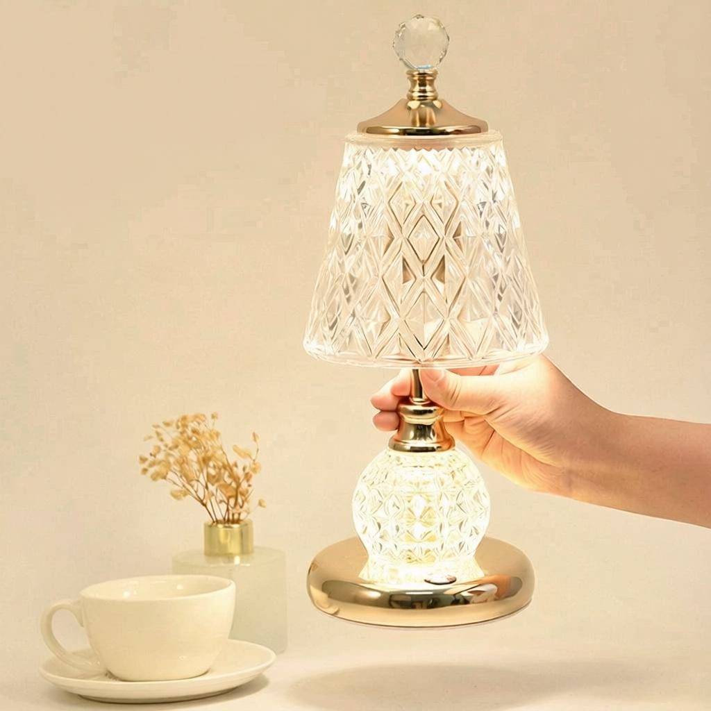 Aelryselle | Crystal Table Lamp - Detail View #6 | HomeCartel