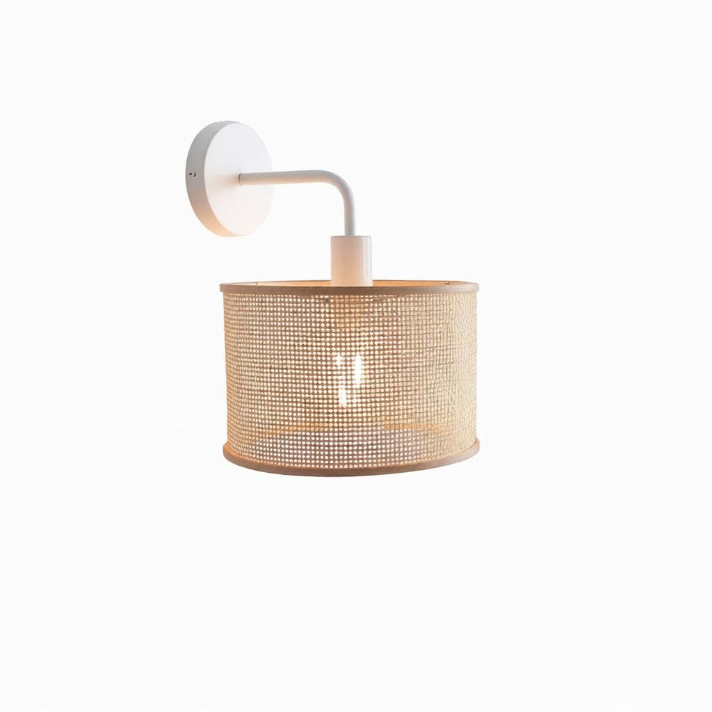 Elvyn | Rattan Wall Light - Detail View #4 | HomeCartel